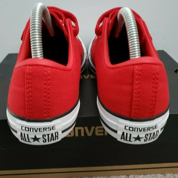 CONVERSE CTAS 3V OX Enamel/ Red Shoes Sz US 8.5 - Picture 5 of 7